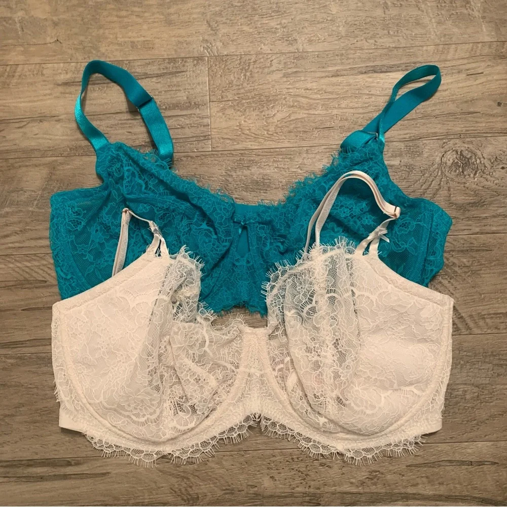 Victoria Secret Lace Underwired Dream Angels Lined Demi Push Up Without Padding - Picture 1 of 14